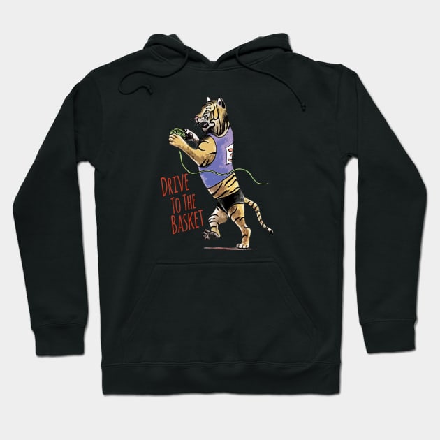 Drive to the Basket Hoodie by Hambone Picklebottom